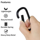 2 Pcs Stroller Hooks for Hanging, Portable Leather Style Stroller Clip Straps, Baby Stroller Hooks for Diaper Bags Grocery Shopping Bags, Mommy Hook for Stroller(Pink) by TinyTreasures Baby Boutique