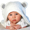 Jam Naturals-Cute Bear Organic Newborn Swaddle Wrap-Gender Neutral Soft Plush Receiving Blanket, Newborn Baby Registry Gift(Grey 3-6m) by TinyTreasures Baby Boutique