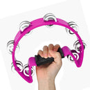 EastRock Tambourine,Metal Jingles Hand Held Percussion Half-Moon Tambourine and Egg Shakers for Adults, KTV, Party by TinyTreasures Baby Boutique