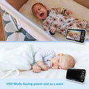 HelloBaby Upgrade 5’’ Baby Monitor with 30-Hour Battery, 2 Cameras Pan-Tilt-Zoom, 1000ft Range Video Audio Baby Monitor No WiFi, VOX, Night Vision, 2-Way Talk, 8 Lullabies and Temperature by TinyTreasures Baby Boutique
