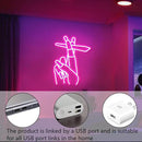 WLHOPE Pink Led Hand Neon Sign for Wall Decor Gesture USB Nail Hand Man Cave Neon Light Sign for Bedroom Home Bar Girls Room Nail Room Salon Party Decor Gift for Women by GreenHaven Gardens