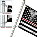 FLAGWIX American Flag-Nurse Flag Thin Red Line Nurse Grommet Flag TRN1388GFv1, 3x5 ft., No Flag Pole Rings-USA Heavy Duty Flags Canvas Cotton-Durable Indoor Outdoor Flag by GreenHaven Gardens