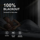NICETOWN 100% Blackout Curtains for Bedroom 63 Inches Long, Grommet Top Living Room Drapes, Thermal Insulated Blackout Short Curtains 2 Panels Set, 42" W x 63" L, Grey by TinyTreasures Baby Boutique