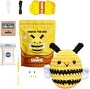THE GOOKIE Amigurumi Crochet Kit for Beginners – DIY Crochet Kit with Yarn, Hook, Eyes & Stuffing – Easy Starter Set with Video Tutorials – Cute Plush Toy Craft Gift for Kids, Teens & Adults (Bee) by TinyTreasures Baby Boutique