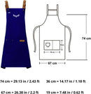 Premium BBQ Accessories & Grill Set with Bamboo Cutting Board, Adjustable Apron, Stainless Steel Knife & Fork. by GreenHaven Gardens