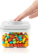Mini Snack Containers - 0.3 Qt Pop Food Storage Containers, BPA Free Small Food Containers with Lids, Food-Grade Air Tight Containers Candy Jars 320ml by CozyNest Decor