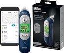 Braun ThermoScan 7+ Connect Digital Ear Thermometer - Family Care App Compatible, Age Precision Technology, Color-Coded Display, No. 1 Brand Recommended by Pediatricians by TinyTreasures Baby Boutique