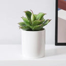 Duovlo Artificial Succulent Plant 7.08 Inch Faux Succulents Agave potatorum Flower Arrangement Craft Wall DIY Materials Pack of 2 (Green) by GreenHaven Gardens