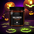 1OAK Halloween Candles Scented - 7oz, Baked Apple Cinnamon - Spooky Candles - Gothic Décor Decorations - Halloween Gifts for Women, Men - Horror Candle by CozyNest Decor