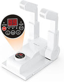 FORLIM [Upgraded Temperature Control] Boot Dryer for Work Boots - Shoe Dryer with 24-Hour Delay Timer, Portable Glove Dryer & Boot Warmer, Automatic Shut-Off Timer, Folding Design, Smart Panel, White by CozyNest Decor