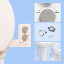 TUSHY Spa Self-Cleaning Warm Water Toilet Bidet Attachment. Adjustable Nozzle, Angle & Pressure Control. Easy DIY Home Install, Requires Sink Access for Optional Warm Water Control. (Biscuit/Platinum) by CozyNest Decor