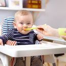 Olababy 3 Piece Parent Led and Baby Led Weaning First Feeding Set, Includes Training Spoon, Feeding Spoon and Steambowl by TinyTreasures Baby Boutique
