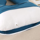Amagoing 55 inches Pregnancy Pillow, U Shaped Maternity Full Body Pillow for Women, Support for Hip, Leg, Back Pain, Washable Jersey Cover, Double Zipper, Pregnancy Must Haves by TinyTreasures Baby Boutique