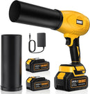 Leaf Blower Cordless with Battery and Charger,500,000 RPM,Extended Nozzle,Lightweight Handheld Design,Blower for Patio Cleaning,car Blowing Water,Blowing Leaves and Dust by GreenHaven Gardens