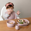 SAMiGO Silicone Baby Spoons Self Feeding 6+ Months - Infant Toddler Utensils - First Stage Baby Led Weaning Feeding Supplies - Set of 3 Pack by TinyTreasures Baby Boutique