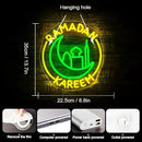 Ramadan Kareem Neon Sign Ramadan Decoration Neon Signs for Wall Decor Dimmable Ramadan Mubarak Neon Lights LED Light Up Sign for Islamic Bedroom Living Room Ramadan Celebration Gift Muslim Party by GreenHaven Gardens