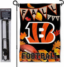 WinCraft Bengals Fall Seasonal Garden Flag and Flagpole Mount by GreenHaven Gardens