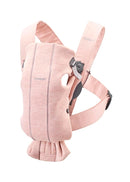 BabyBjörn Baby Carrier Mini, Light Pink, 3D Jersey | Infant Carrier (7-25 lbs), Ergonomic, Easy-to-Use by TinyTreasures Baby Boutique