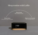 Loftie Alarm Clock with Sound Machine – Smart Alarm Clock with Light, White Noise, Bluetooth Speaker, Night Light Sound Machine, 100+ Sounds, Blackout Mode, No WiFi Mode, Optional Subscription - White by CozyNest Decor