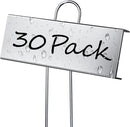 30 Pack Metal Plant Labels for Outdoor Garden Waterproof Plant Markers, Labels Garden Markers for Seedlings Herbs Vegetable Greenhouse Gifts, with Pen by GreenHaven Gardens