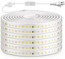 AIMENGTE Outdoor LED Strip Lights Waterproof, AC 110V, 1200LEDs, 6500k LED Rope Bright Lights for Garden, Patio, Indoor Under Cabinet Home Christmas Decoration(32.8ft, Cool White) by GreenHaven Gardens