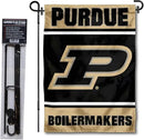 College Flags & Banners Co. Purdue Boilermakers Garden Flag with Stand Holder by GreenHaven Gardens