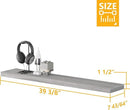 BAMEOS Floating Shelves,40 in W x 8in D Wall Mounted Wooden Shelves with Invisible Brackets Set of 3, Hanging Wall Shelves Decoration for Bedroom, Bathroom, Living Room and Kitchen by CozyNest Decor