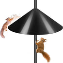 Gtongoko 19 Inch Squirrel Baffle for Bird Feeder Pole Squirrel Guards for Shepherds Hook Stopper for Bird Feeders Black 1 Pack by GreenHaven Gardens