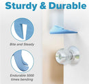 Door Pinch Guard and Stopper, Durable Silicone Finger Pinch Guard, Prevents Injuries, Slamming Doors, Kids Safety, 2 Packs Blue Upgraded by TinyTreasures Baby Boutique