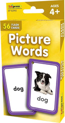 Teacher Created Resources Picture Words Flash Cards (EP62042) 3-1/8" x 5-1/8" by TinyTreasures Baby Boutique