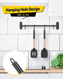 Pack of 2 Silicone Solid Turner, Non Stick Slotted Kitchen Spatulas, High Heat Resistant BPA Free Cooking Utensils, Ideal Cookware for Fish, Eggs, Pancakes(Rose Gold Black) by CozyNest Decor