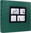 RECUTMS Photo Album 4x6 500 Photos, Large Capacity Family Wedding Picture Albums Holds 500 Horizontal and Vertical Photos (Dark Green) by TinyTreasures Baby Boutique