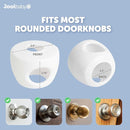 Jool Baby Door Knob Child Safety Covers (4 Pack) Prevent Kids from Opening Doors – Easy to Install by TinyTreasures Baby Boutique