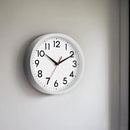 12 Inch Wall Clock Silent Non-Ticking Battery Operated Analog Clock Decorative for Office Kitchen Outdoor Living Room Classroom Bedroom Bathroom School(Black) by CozyNest Decor