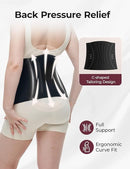 Momcozy Ergowrap Postpartum Belly Band for Natural and C-Section Recovery, Abdominal Binder with 3D Abdomen Lifting & Ergonomic Back Support, Seamless Belly Wrap Shapewear for Post Surgery Recovery by TinyTreasures Baby Boutique