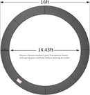 16FT/15FT/14FT/12FT/10FT Trampoline Safety Pad Replacement, Round Trampoline Spring Protection Cover, Fits 16FT/15FT/14FT/12FT/10FT Frames, Water-Resistant Trampoline Accessories by TinyTreasures Baby Boutique