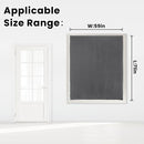 Magic Tape Stick On Curtains Window Shades Pull Down Blackout Window Cover Blackout Curtains for Bedroom No Drillng Self Adhesive Curtains No Rod Small Curtain, 59" W X 71" L, Grey, 1 Panel by TinyTreasures Baby Boutique