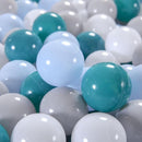 GOGOSO Ball Pits Balls for Toddlers Pack of 50 100 200 Plastics Shape Ball Non-Phthalate Non-BPA Non-Toxic 2.2-Inch Crush Proof Play Balls by TinyTreasures Baby Boutique