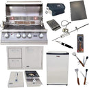Lion Premium Grills 32-Inch Liquid Propane Grill L75000 with Single Side Burner, Eco Friendly Refrigerator, Door and Drawer Combo with 5 in 1 BBQ Tool Set Best of Backyard Gourmet Package Deal by GreenHaven Gardens