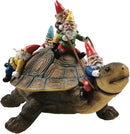 Sunthus Garden Gnome Turtle Statues Yard Art Resin Figurine Decorations Outdoor Garden Décor by CozyNest Decor