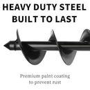 TCBWFY Auger Drill Bit for Planting 3.5"x16",Extended Length Garden Auger Spiral Drill Bit for Planting Bulbs Flowers,Planting Auger for Drill Post Hole Digger for 3/8”Hex by GreenHaven Gardens