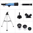 Telescope for Beginners and Kids, 60mm Aperture Refractor, Portable, Portable 90X Astronomical Telescope with Tripod, 2 Eyepieces, 1.5X Barlow Len, Astronomy Gift by TinyTreasures Baby Boutique