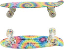 Skateboards Complete 22 Inch Mini Cruiser Retro Skateboard for Kids Boys Youths Beginners by TinyTreasures Baby Boutique