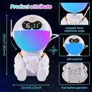 Astronaut Kids Sunrise Alarm Clock, 7 Dimmable Light Wake Clock for Teens, White Noise Bluetooth Speaker with 9 Soothing Sounds, Best Modern Alarm Clock for Heavy Sleepers, Adults, Boys in Bedroom by TinyTreasures Baby Boutique