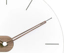 Stephanie Imports Modern Minimalist Exposed Wood Silent Wall Clock (Numberless) by CozyNest Decor