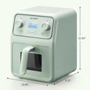 BUYDEEM F51 8-in-1 Air Fryer 4.2QT, Retro Countertop Airfryer Oven with Visible Window, Shake Reminder, One-touch Control with LCD Display, Cozy Greenish by CozyNest Decor