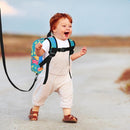 Accmor Toddler Backpack Leash with Anti Lost Wrist Link, Cute Mini Child Walking Harnesses Keep Kids Close Back Pack Rope Tether Rein for Baby Boys (Turquoise/Dino) by TinyTreasures Baby Boutique