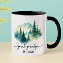 Promoted To Be Great Grandpa Coffee Mug 11Oz 15Oz, Personalized New Great Grandpa EST. 2026 Accent Ceramic Cup Gift For Pregnancy Reveal, Customized Nickname & Year Great-Grandfather White Coffee Cup by TinyTreasures Baby Boutique