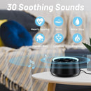 EasyHome Sleep Sound Machine White Noise Machines with 30 Soothing Sounds 12 Adjustable Night Light 10 Adjustment Brightness 32 Levels of Volume 5 Timers and Memory Function Home Travel Office by TinyTreasures Baby Boutique