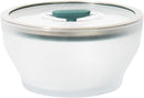 Anyday 8-Cup Microwave Cookware & Glass Container with Glass Lid, Plastic-Free Deep Food Storage | Stackable Airtight Steamer with Vented Lid for Microwave-Safe Reheating, Steaming Vegetables & Rice by TinyTreasures Baby Boutique